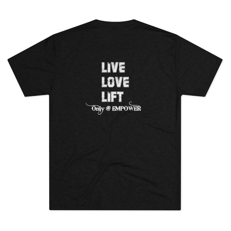 Men's Tri-Blend LIVE LOVE LIFT Crew Tee