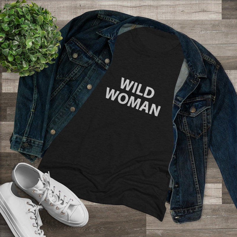 Women's Triblend WILD WOMAN Tee